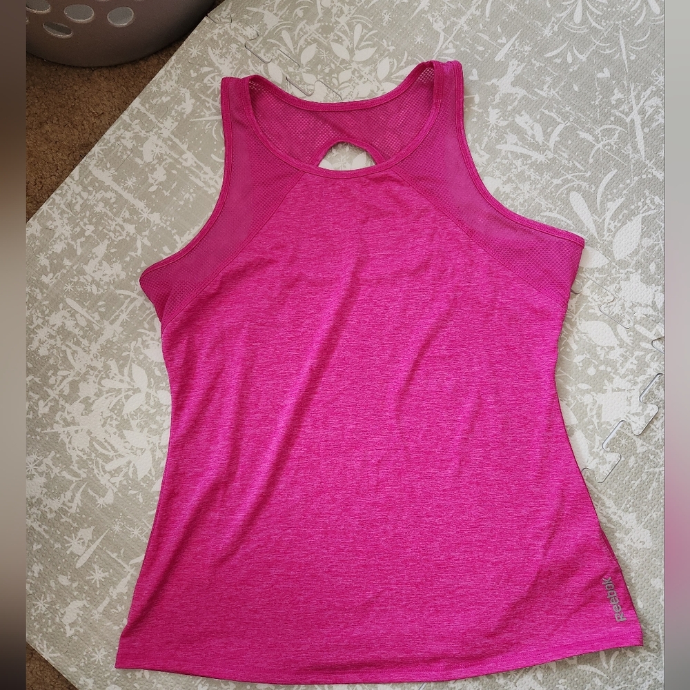 Reebok Tank Tops Black And Pink
